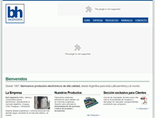 Tablet Screenshot of byhingenieria.com